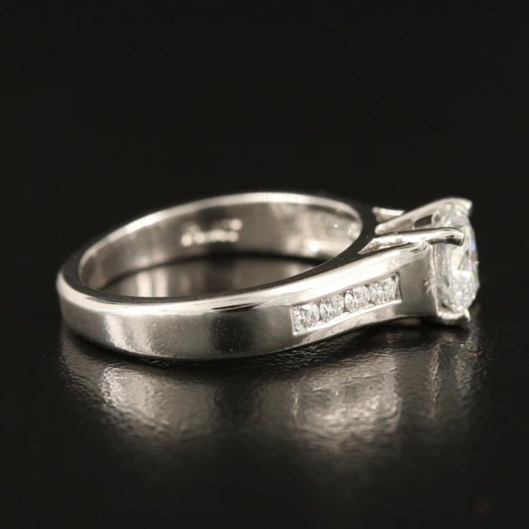 Platinum 1.12 CTW Diamond Ring - Picture 9 of 9